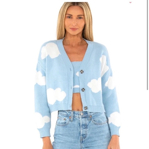 Callahan Cloud Cardigan Set  ($172)  - size medium! lots of stretch, Like NEW - Picture 6 of 7